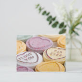Candy-Liebe Postkarte (Stehend Vorderseite)
