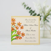 Candy Lily Blume Save the Date (Stehend Vorderseite)