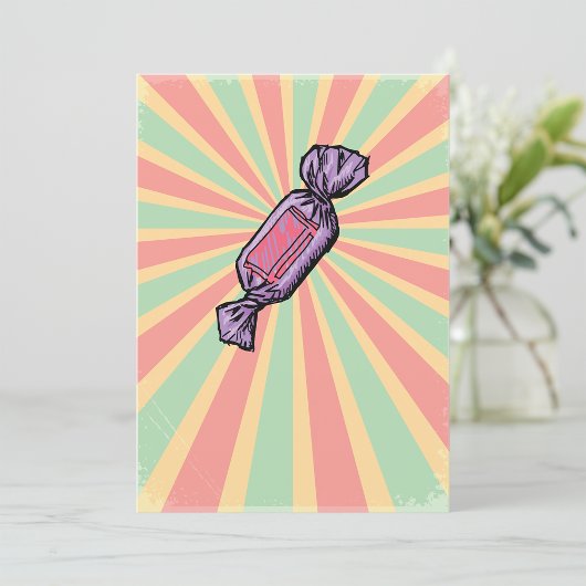 Candy Lollie Einladungen