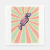 Candy Lollie Paper Napkins Serviette (Vorderseite)