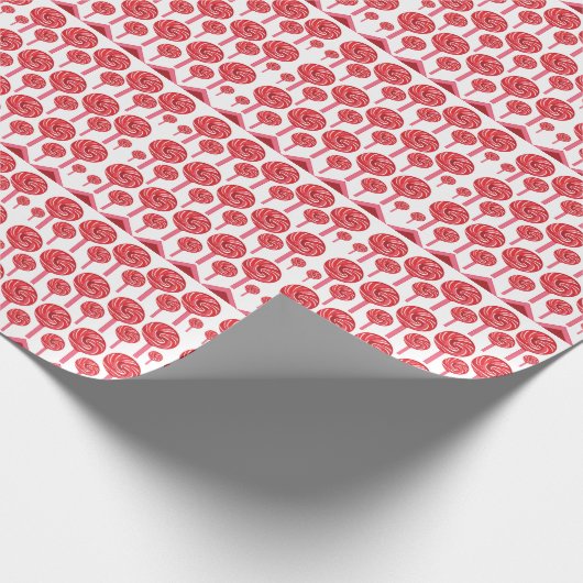 Candy Lollipop Sweet Candy Lollipop Geschenkpapier (Ecke)