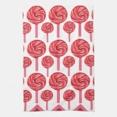 Candy Lollipop Sweet Candy Lollipop Geschirrtuch (Vertikal)