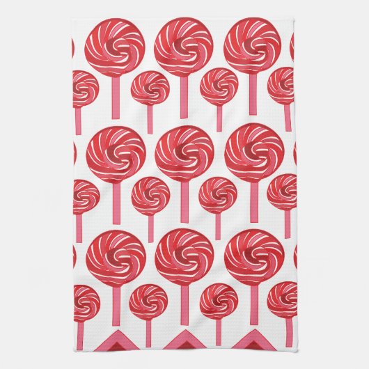 Candy Lollipop Sweet Candy Lollipop Geschirrtuch (Vertikal)