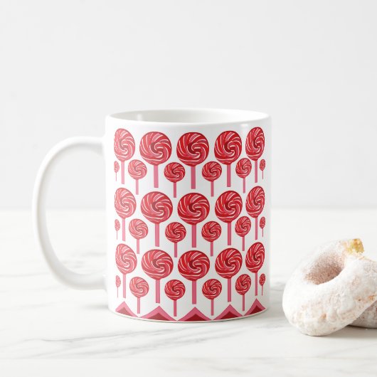 Candy Lollipop Sweet Candy Lollipop Kaffeetasse (Mit Donut)