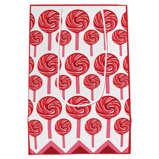 Candy Lollipop Sweet Candy Lollipop Mittlere Geschenktüte (Rückseite)