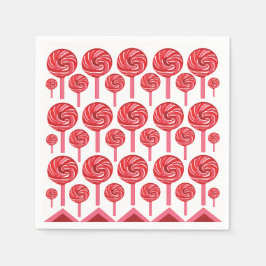 Candy Lollipop Sweet Candy Lollipop Party Serviette