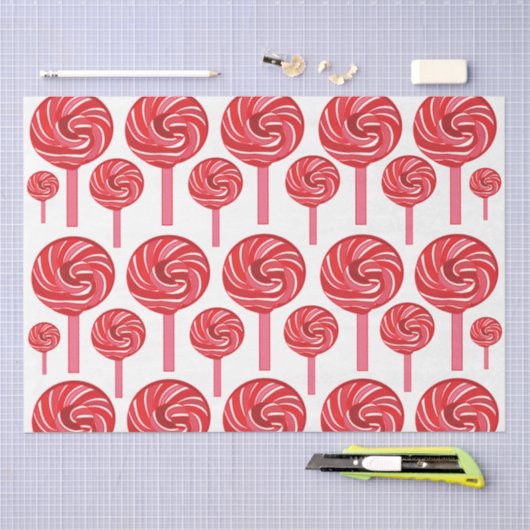 Candy Lollipop Sweet Candy Lollipop Seidenpapier (Handwerk)