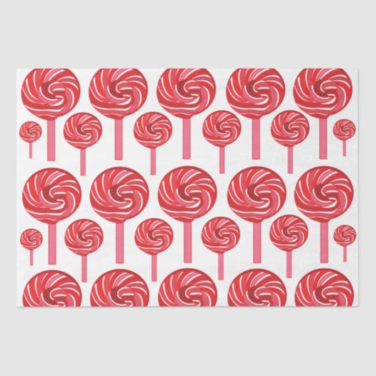 Candy Lollipop Sweet Candy Lollipop Seidenpapier (Vorderseite)