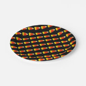 Candy Mais Halloween Papierplatte Pappteller (Schrägansicht)