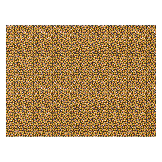 Candy Mais Halloween Trick oder Treat Pattern Tischdecke (Vorderseite (Horizontal))