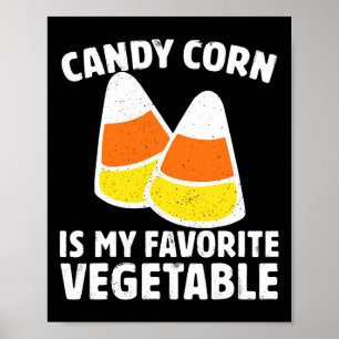 Candy Mais ist mein Lieblings-Gemüse T-Shirt Retro Poster