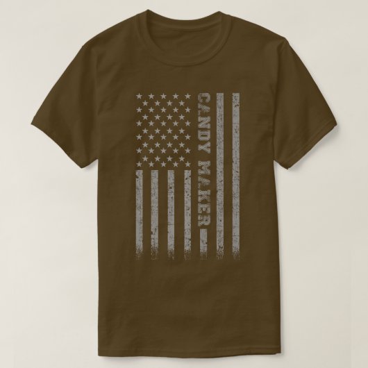 Candy Maker American Flag 72 T-Shirt (Design vorne)