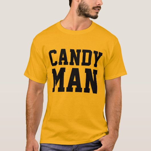 CANDY MAN, Vintage Männer T - Shirt (Vorderseite)