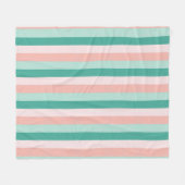 Candy Mint Fleece Blanket (Vorderseite (Horizontal))