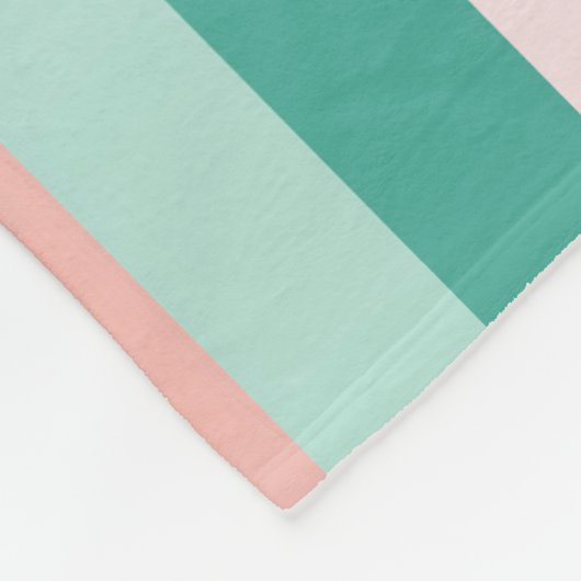 Candy Mint Fleece Blanket (Ecke)