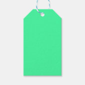 Candy Mint Green Geschenkanhänger (Vorderseite)