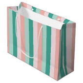 Candy Mint große Geschenktasche Geschenktüte (Vorderseite Schrägansicht)