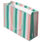 Candy Mint große Geschenktasche Geschenktüte (Rückseite Schrägansicht)