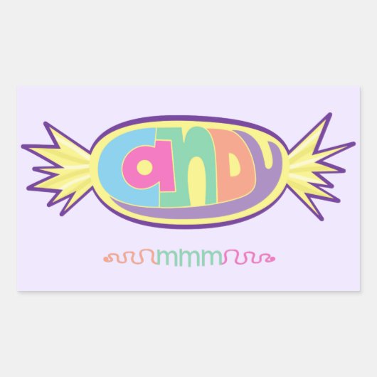 Candy mmm Stickers (Vorderseite)