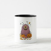 Candy Monster Bash – Cute Halloween Design Tasse (Zentrum)