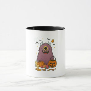 Candy Monster Bash – Süßes Halloween-Design Tasse