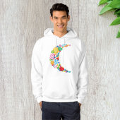Candy Moon Mens Hoodie