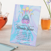 Candy Moon & Planchette Tarot Reader Preisliste Sockelschild (In Situ)