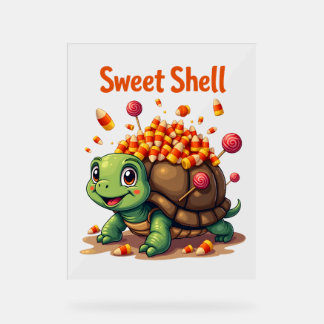 Candy Muschel Turtle Acrylschild
