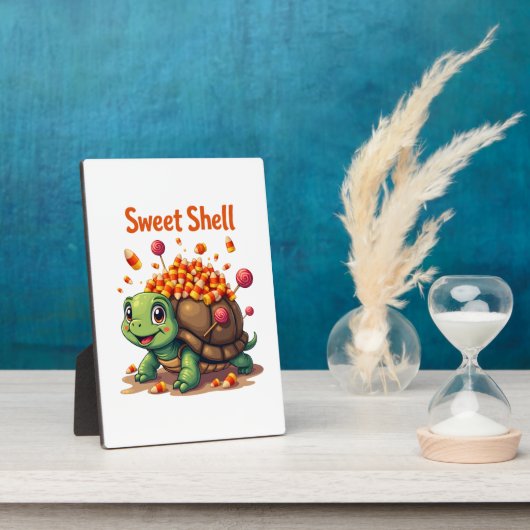 Candy Muschel Turtle Fotoplatte (Seite)