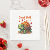 Candy Muschel Turtle Serviette (Beispiel)
