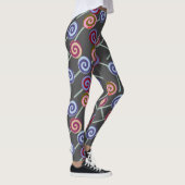 Candy-Muster | Lollenmuster | Lollipop 27 Leggings (Rechts)