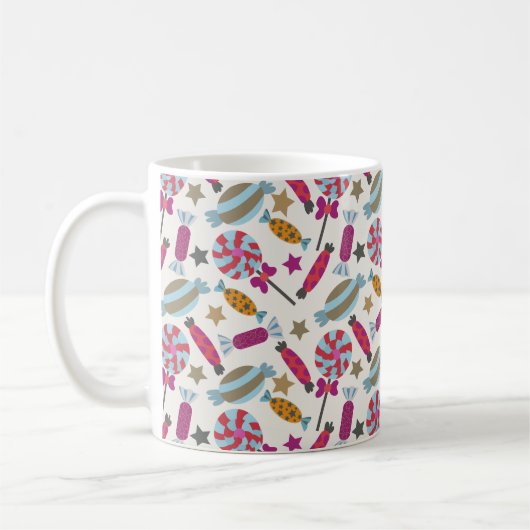 Candy-Muster | Lollenmuster | Lollipop 45 Kaffeetasse (Links)