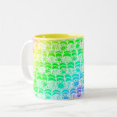 Candy 'N Creme von Jennifer Webster Zweifarbige Tasse (Vorderseite Links)