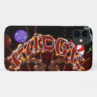Candy Neon "FUDGE"-Zeichen