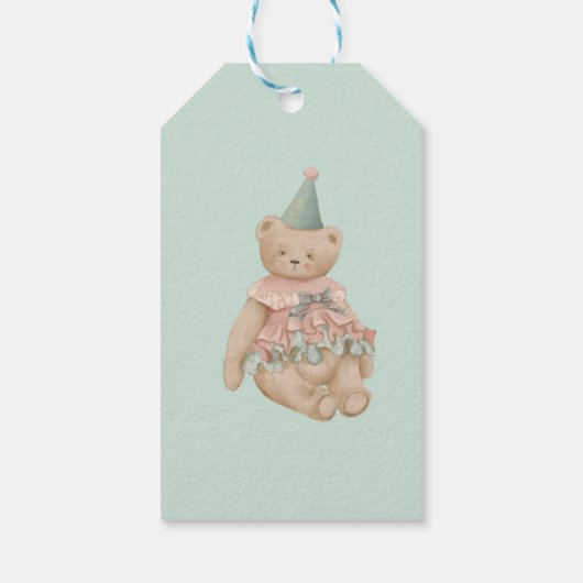 Candy Niedlich Bear Geschenkanhänger (Rückseite)