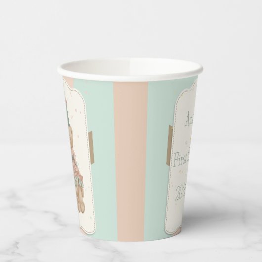Candy Niedlich Bear Paper Cups Pappbecher (Links)