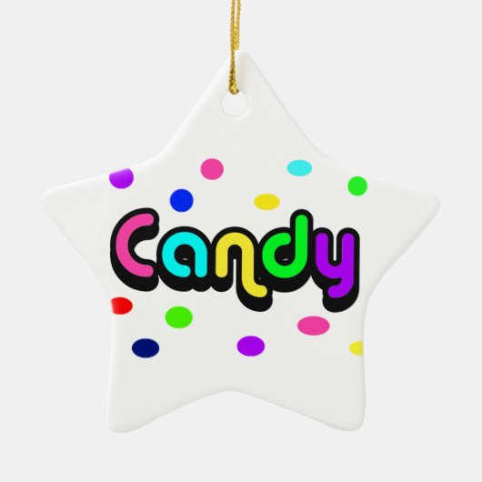 Candy-Ornament Keramikornament (Vorne)