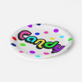 Candy Pappteller (Schrägansicht)