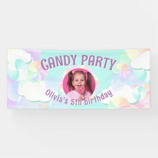 Candy Party Banner (Horizontal)