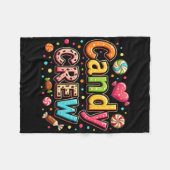 Candy Party Crew Lover Niedlich Halloween Trick od Fleecedecke (Vorderseite (Horizontal))