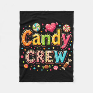 Candy Party Crew Lover Niedlich Halloween Trick od Fleecedecke