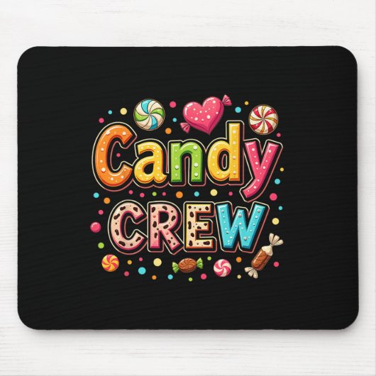 Candy Party Crew Lover Niedlich Halloween Trick od Mousepad (Vorne)
