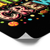 Candy Party Crew Lover Niedlich Halloween Trick od Poster (Ecke)