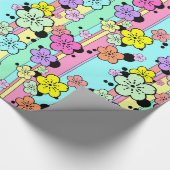 Candy Pastel Sakura cherry blossom gift wrap Geschenkpapier (Ecke)