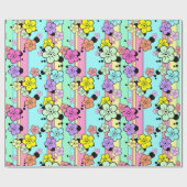 Candy Pastel Sakura cherry blossom gift wrap Geschenkpapier (Flach)