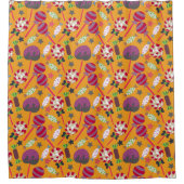 Candy pattern | Lollies pattern | lollipop 23 Duschvorhang (Vorderseite)