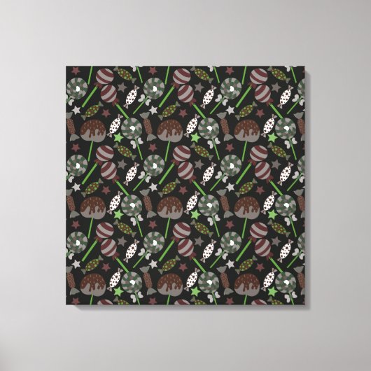 Candy pattern | Lollies pattern | lollipop 31 Leinwanddruck (Vorderseite)