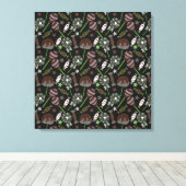 Candy pattern | Lollies pattern | lollipop 31 Leinwanddruck (Insitu (Holzboden))