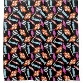 Candy pattern | Lollies pattern | lollipop 37 Duschvorhang (Vorderseite)