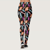 Candy pattern | Lollies pattern | lollipop 37 Leggings (Rückseite)